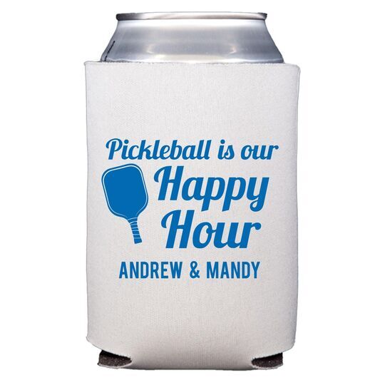 Pickleball Is Our Happy Hour Collapsible Huggers
